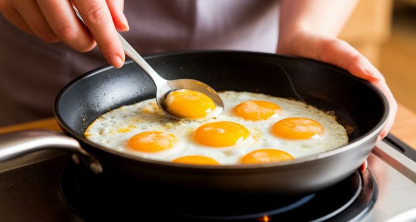 Почему нельзя жарить яичницу на подсолнечном масле - запомните это раз и навсегда