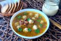 Фасолевый суп с фрикадельками — быстро и вкусно!