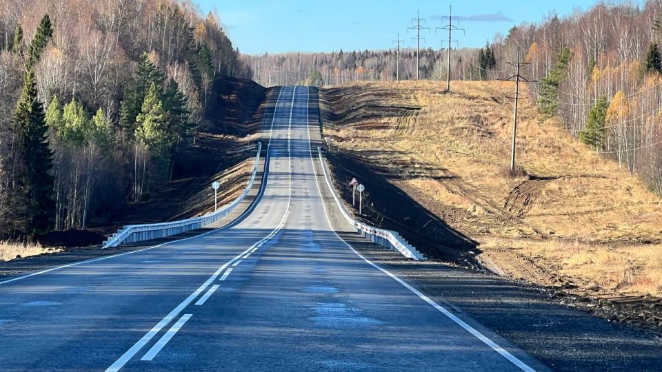 Денис Паслер сообщил о вводе в эксплуатацию участка ключевого транспортного коридора на территории Артинского муниципального округа