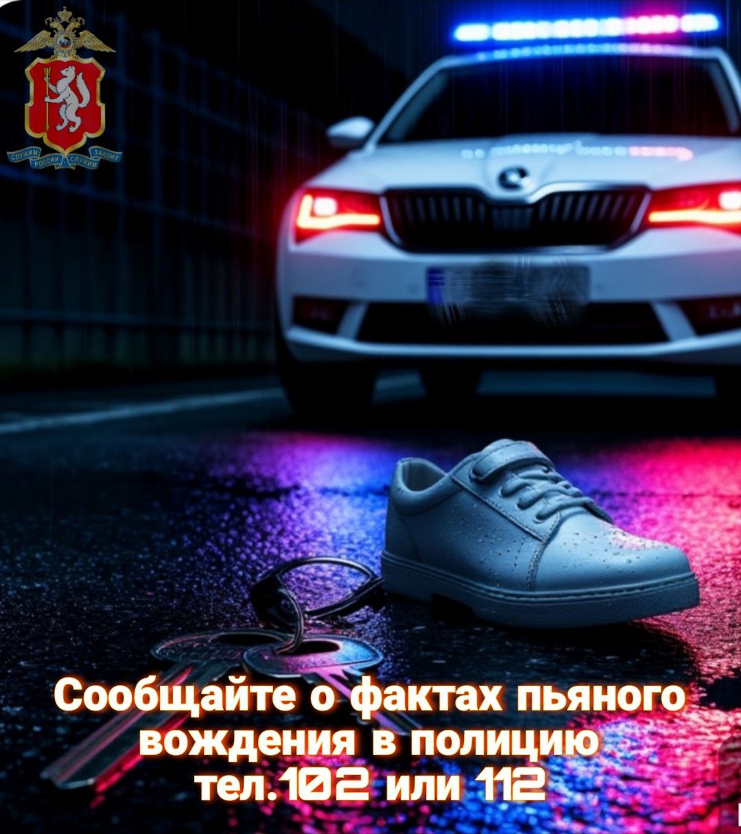 Свердловская Госавтоинспекция информирует об ответственности за управление транспортным средством в состоянии опьянения и призывает граждан к бдительности