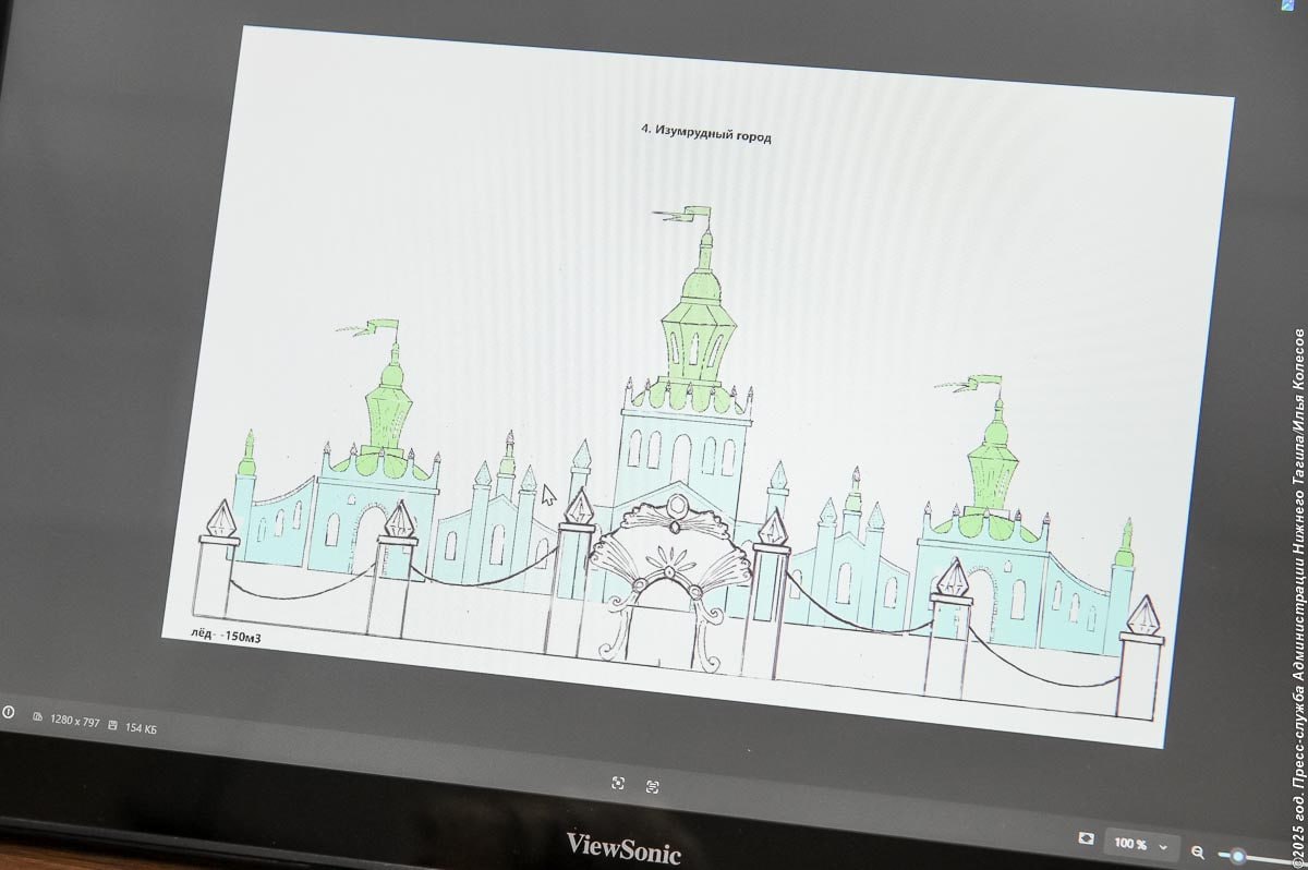 В центре Нижнего Тагила в конце ноября начнется строительство ледового городка