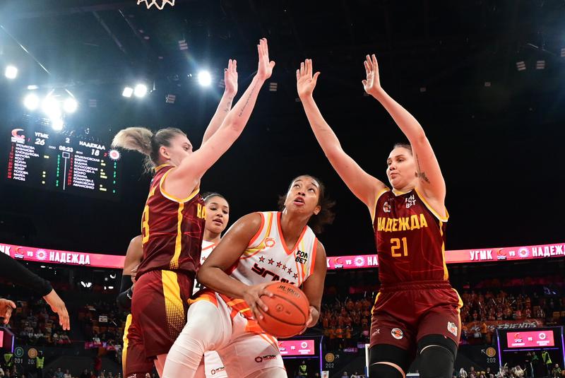 Баскетболистки «УГМК» выиграли матч за Суперкубок России у «Надежды» и остаются единственными обладательницами трофея Баскетболистки «УГМК» выиграли матч за Суперкубок России у «Надежды» и остаются единственными обладательницами трофея