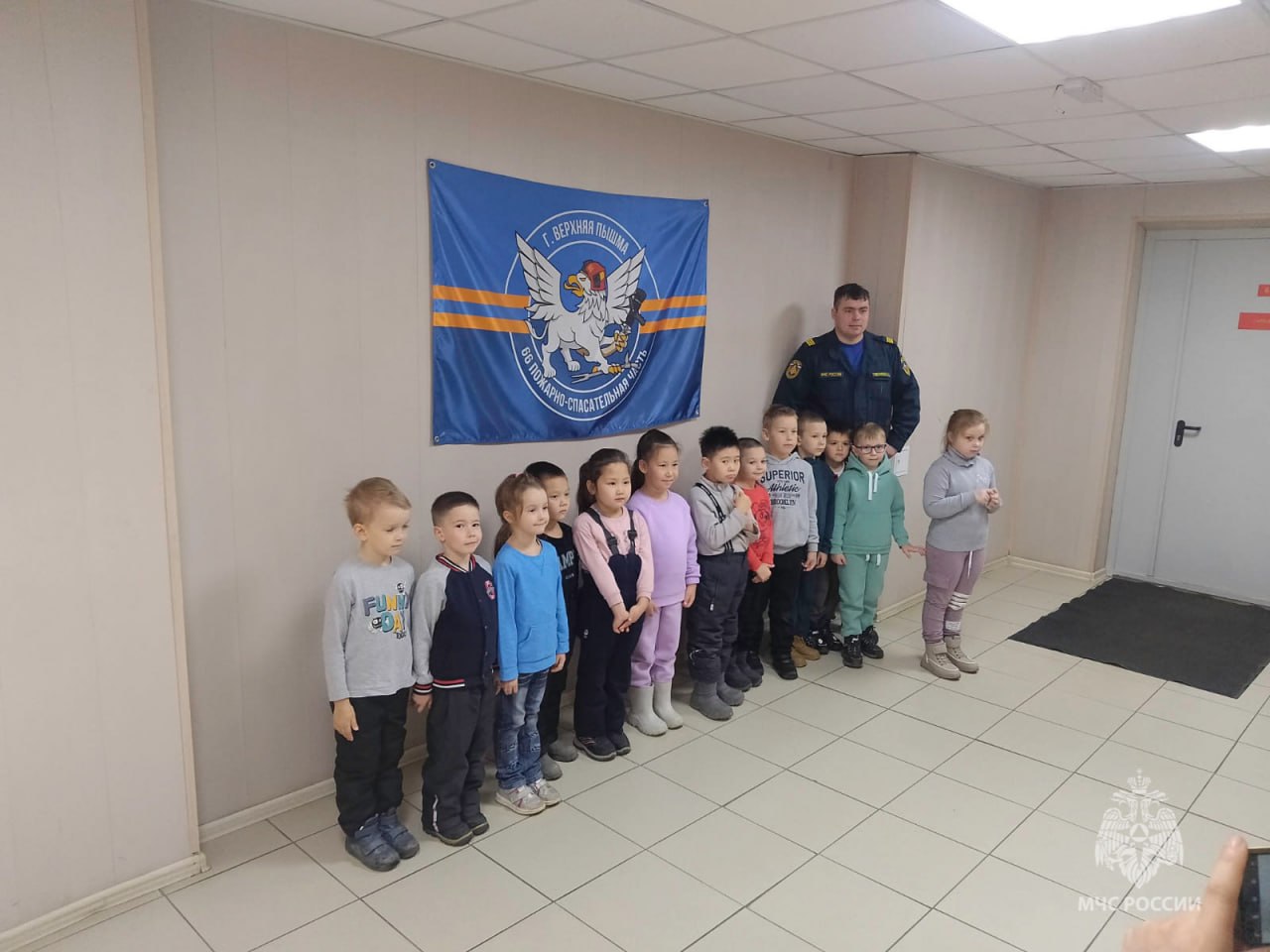 Малыши окунулись в пожарное дело! Малыши окунулись в пожарное дело!
