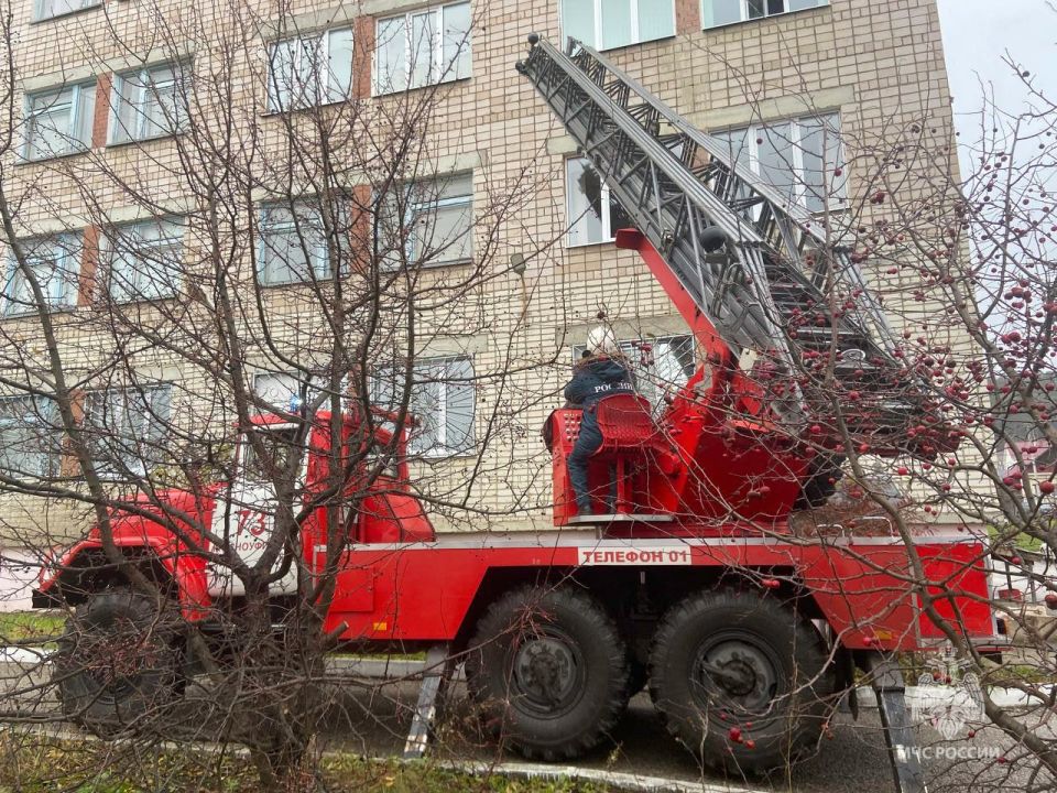 В больнице Красноуфимска потушили условный пожар В больнице Красноуфимска потушили условный пожар