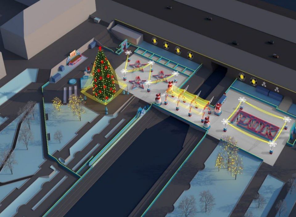 Строительство ледового городка в Екатеринбурге оказалось под угрозой