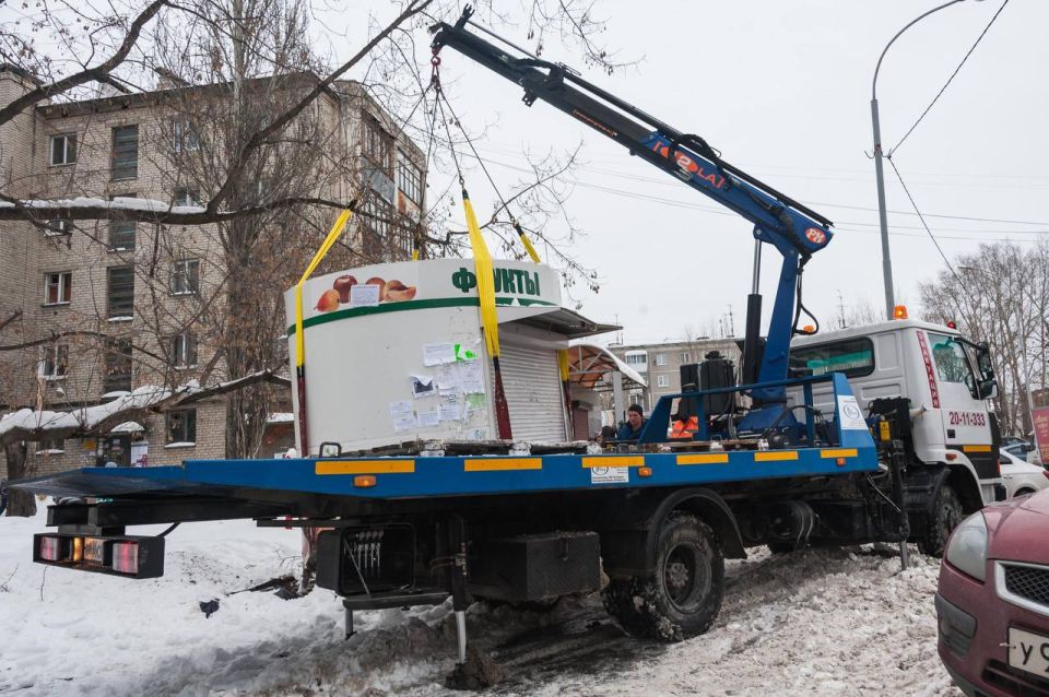Демонтаж объектов нестационарной торговли в Екатеринбурге будет приостановлен