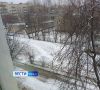 А вот такой снежный вид за окном у жителей Краснотуринска