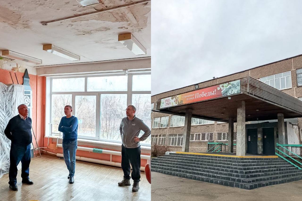 В нижнетагильской школе №5 продолжается капитальный ремонт кровли