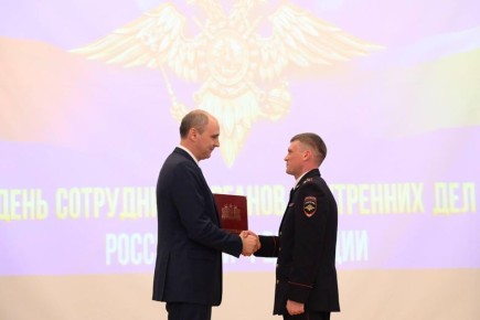 В Свердловской области прошло торжественное собрание, посвященное Дню сотрудника органов внутренних дел