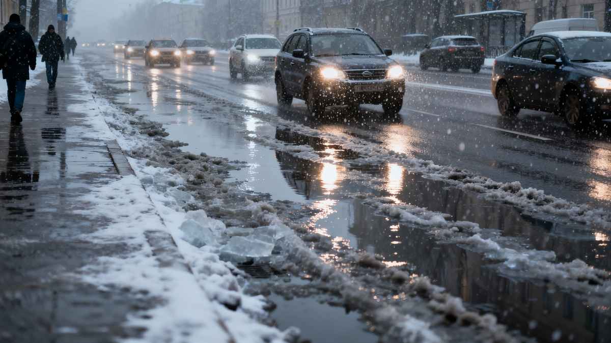 ГИБДД предупреждает: на дорогах Свердловской области гололедица и снежный накат