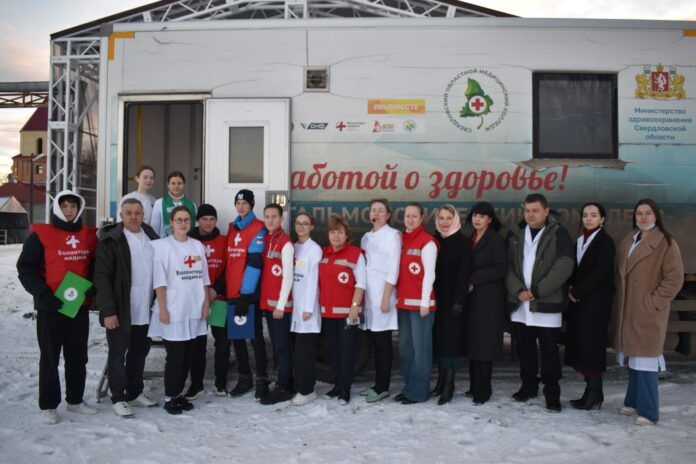 Медицинский десант Всероссийского проекта «Добро в село» побывал в селе Городище Байкаловского района