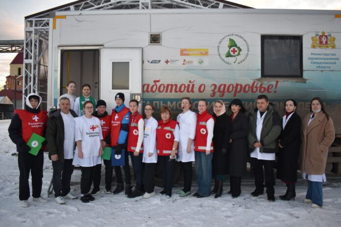 Медицинский десант Всероссийского проекта «Добро в село» побывал в селе Городище Байкаловского района