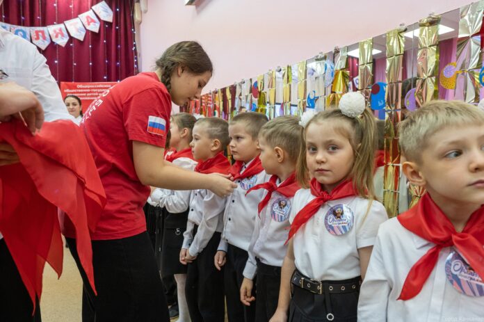 В Качканаре впервые открылось первичное отделение «Движения Первых» в дошкольном учреждении В Качканаре впервые открылось первичное отделение «Движения Первых» в дошкольном учреждении