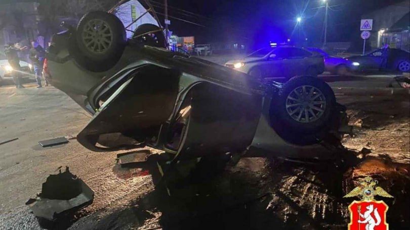 Водитель перевернул машину в ходе погони с ДПС в Тугулыме