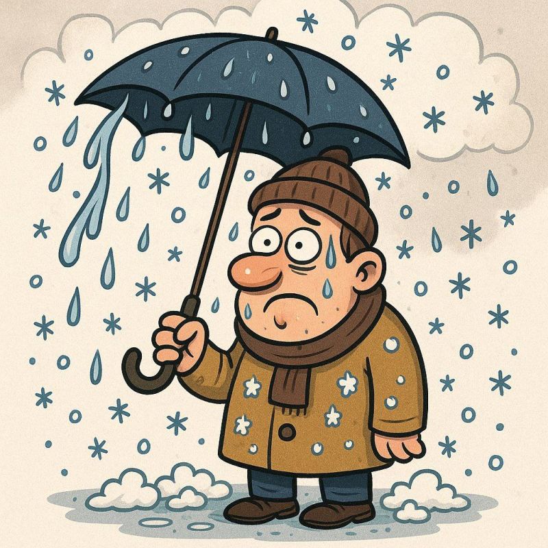 22 ноября синоптики прогнозируют умеренные осадки в виде дождя, снега и мокрого снега, в отдельных районах на дорогах гололедица