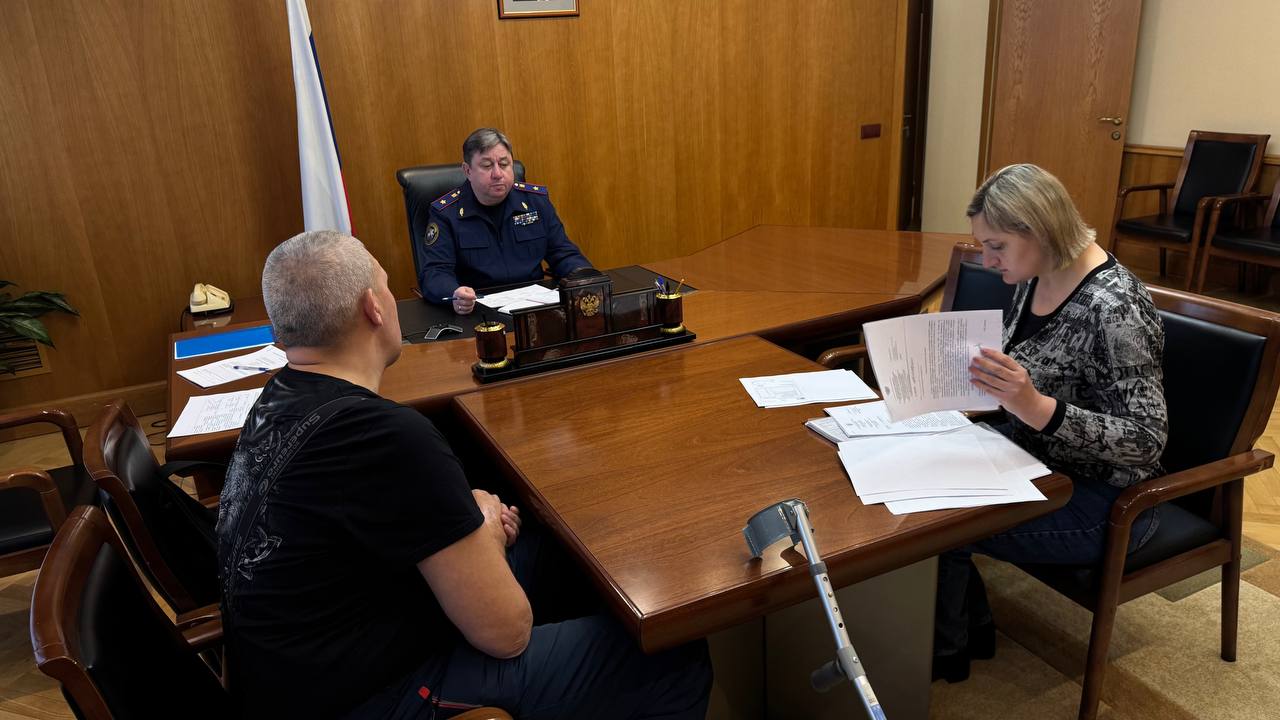 Руководитель регионального следственного управления СК России провёл личный прием граждан