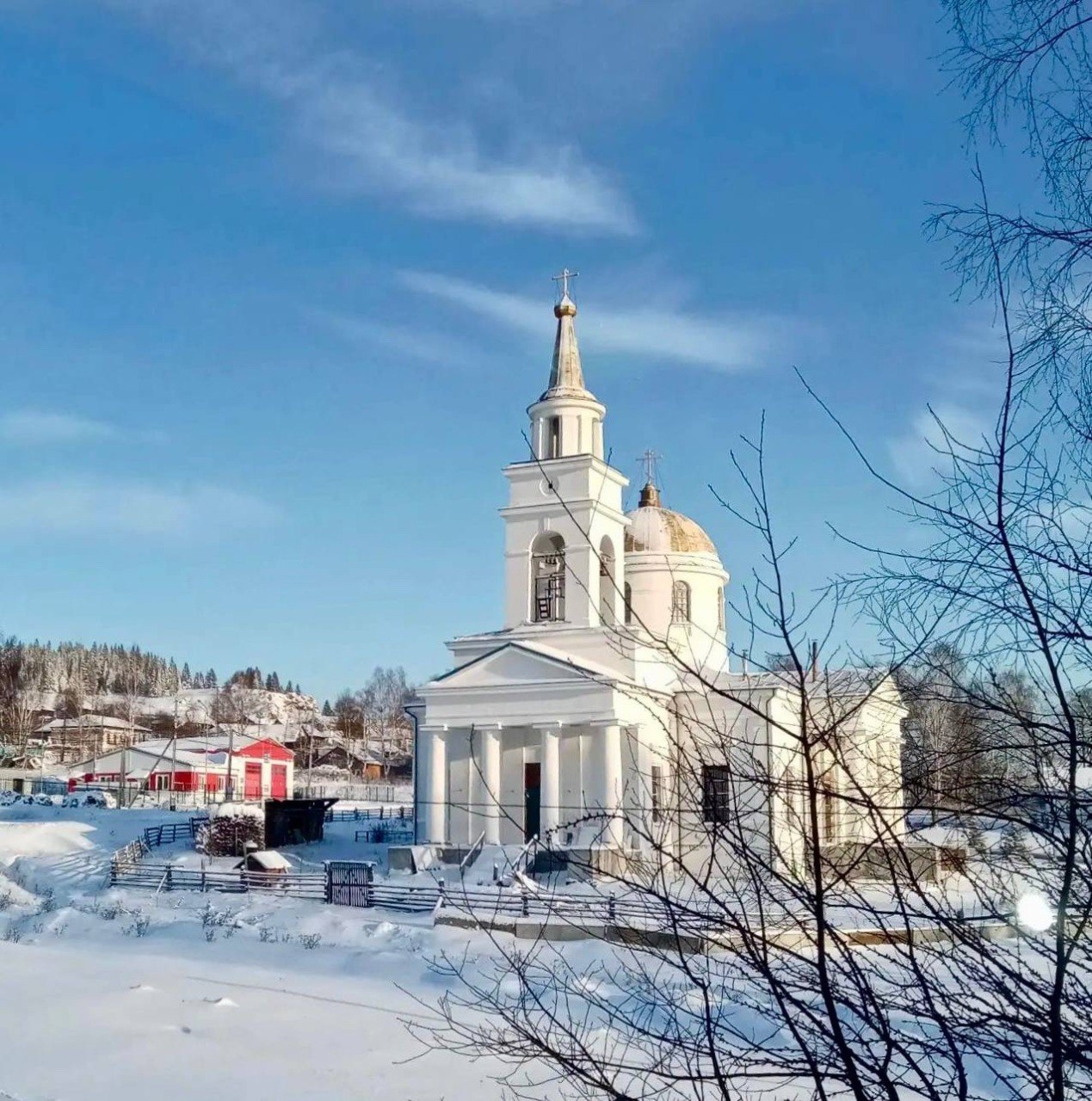 Доброе зимнее утро из села Серебрянка #нижнийтагил