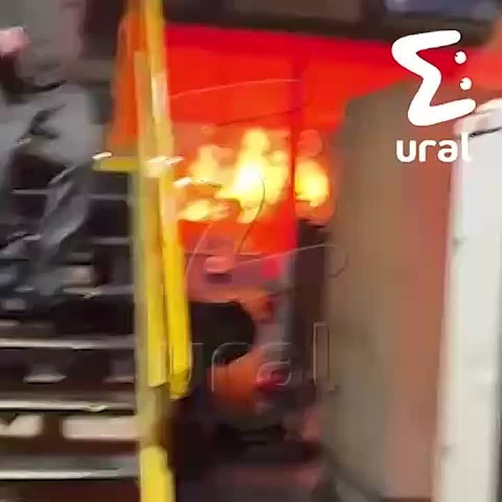 Пожар на Первоуральском новотрубном заводе