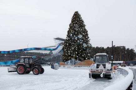 В Екатеринбурге откроют ледовый городок с 24-метровой горкой