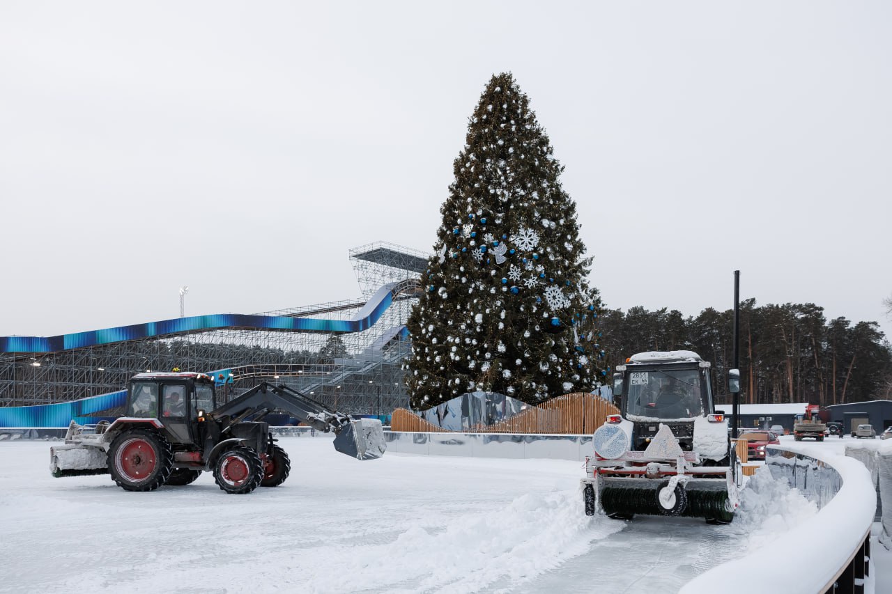 В Екатеринбурге откроют ледовый городок с 24-метровой горкой