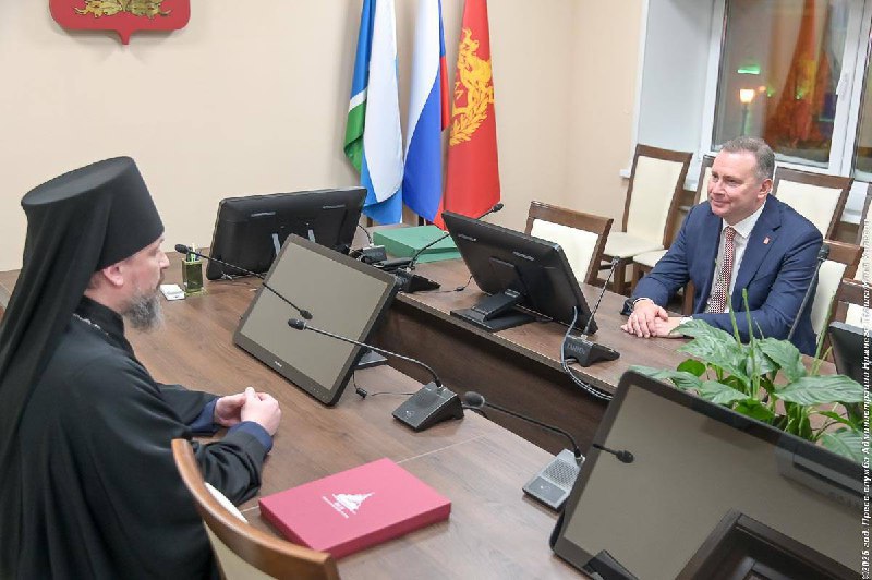 Глава города Владислав Пинаев встретился с епископом Мелитоном - новым главой Нижнетагильской епархии