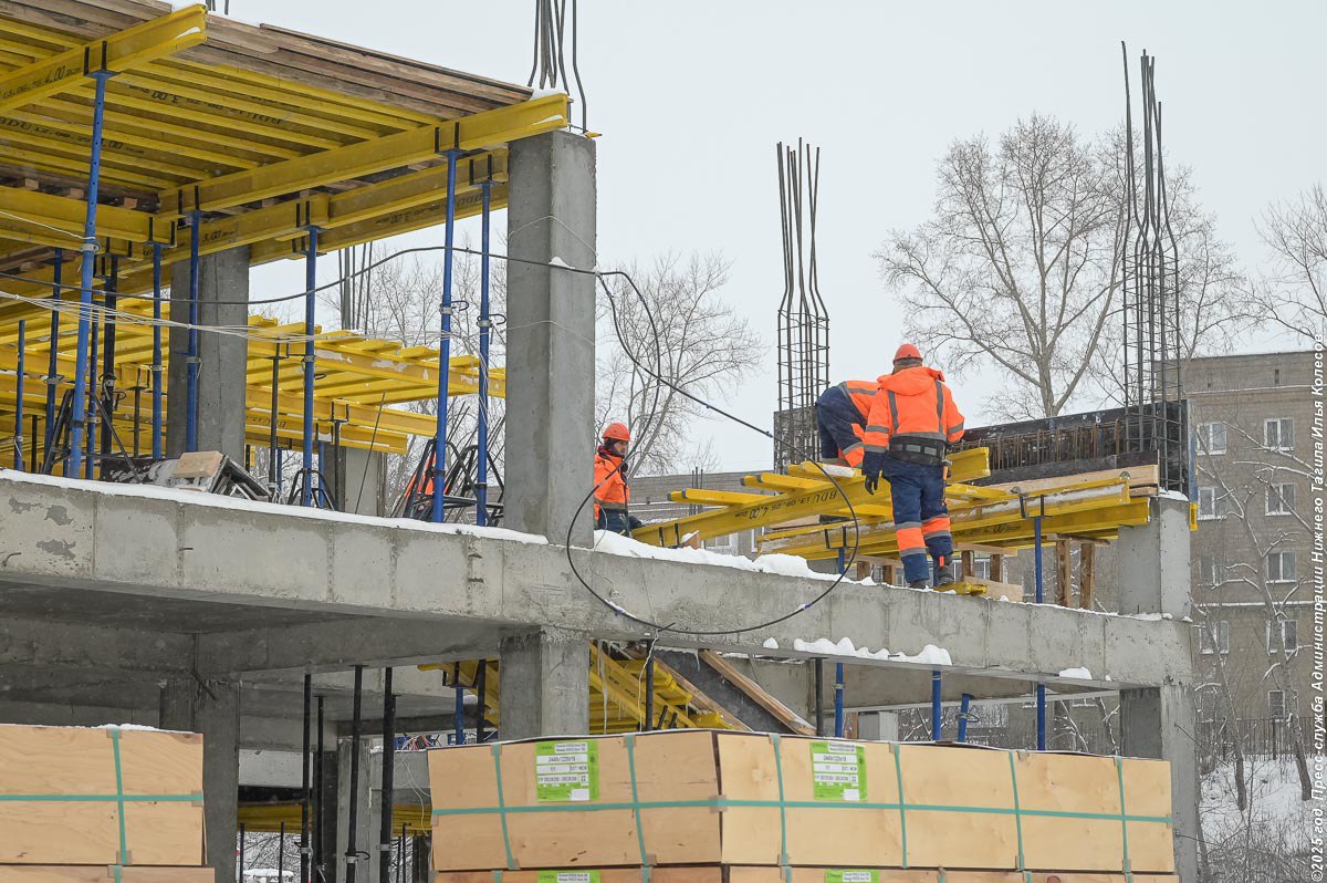 В Нижнем Тагиле строители продолжают возведение двух современных детских садов на территории бывшей военной части на улице Фрунзе и в микрорайоне Приречном В Нижнем Тагиле строители продолжают возведение двух современных детских садов на территории бывшей военной части на улице Фрунзе и в микрорайоне Приречном
