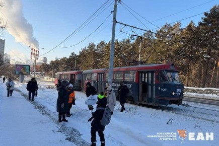 На улице Радищева в направлении Гурзуфской остановилось движение