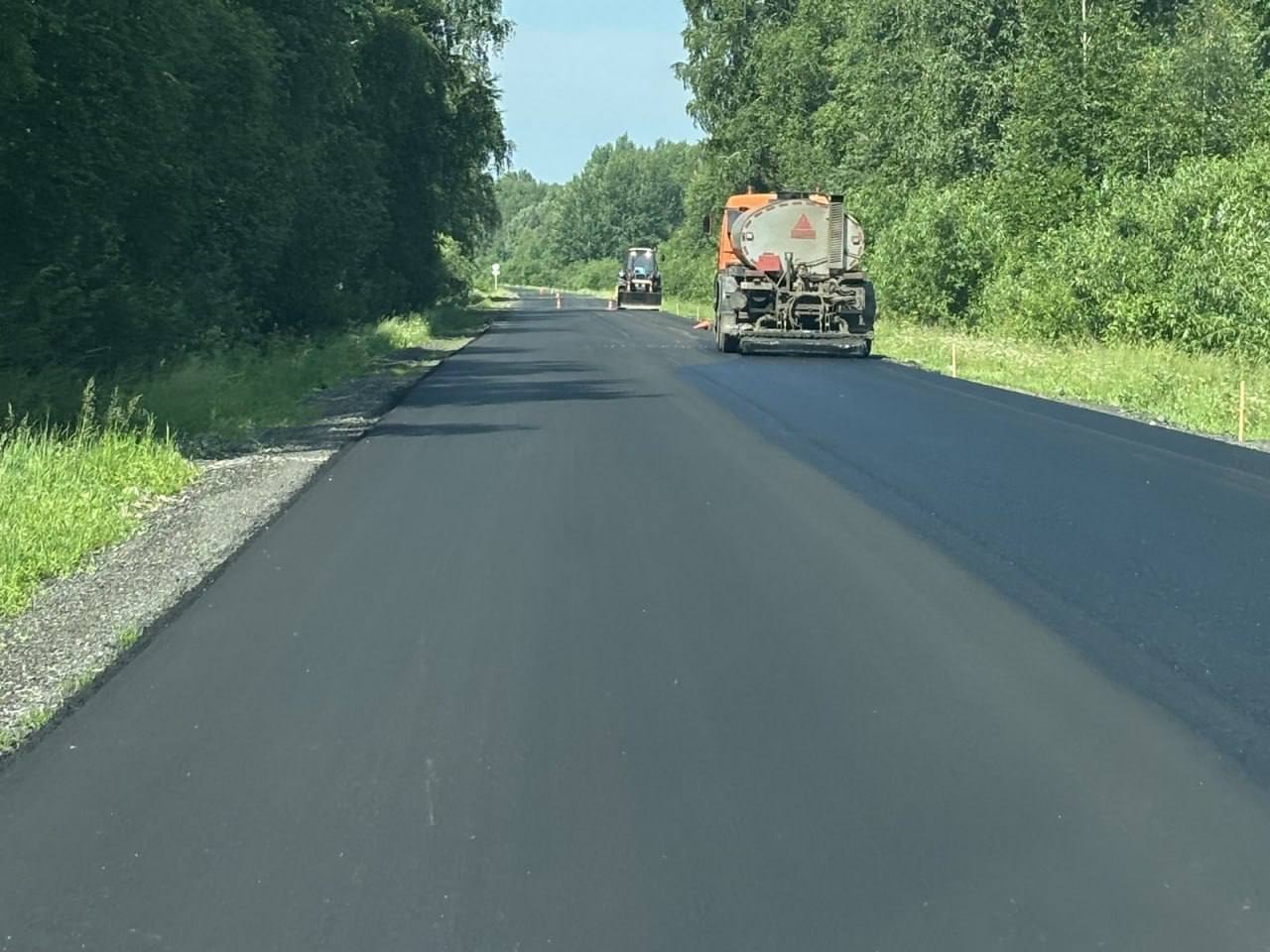 258 километров дорог отремонтированы в регионе по нацпроекту