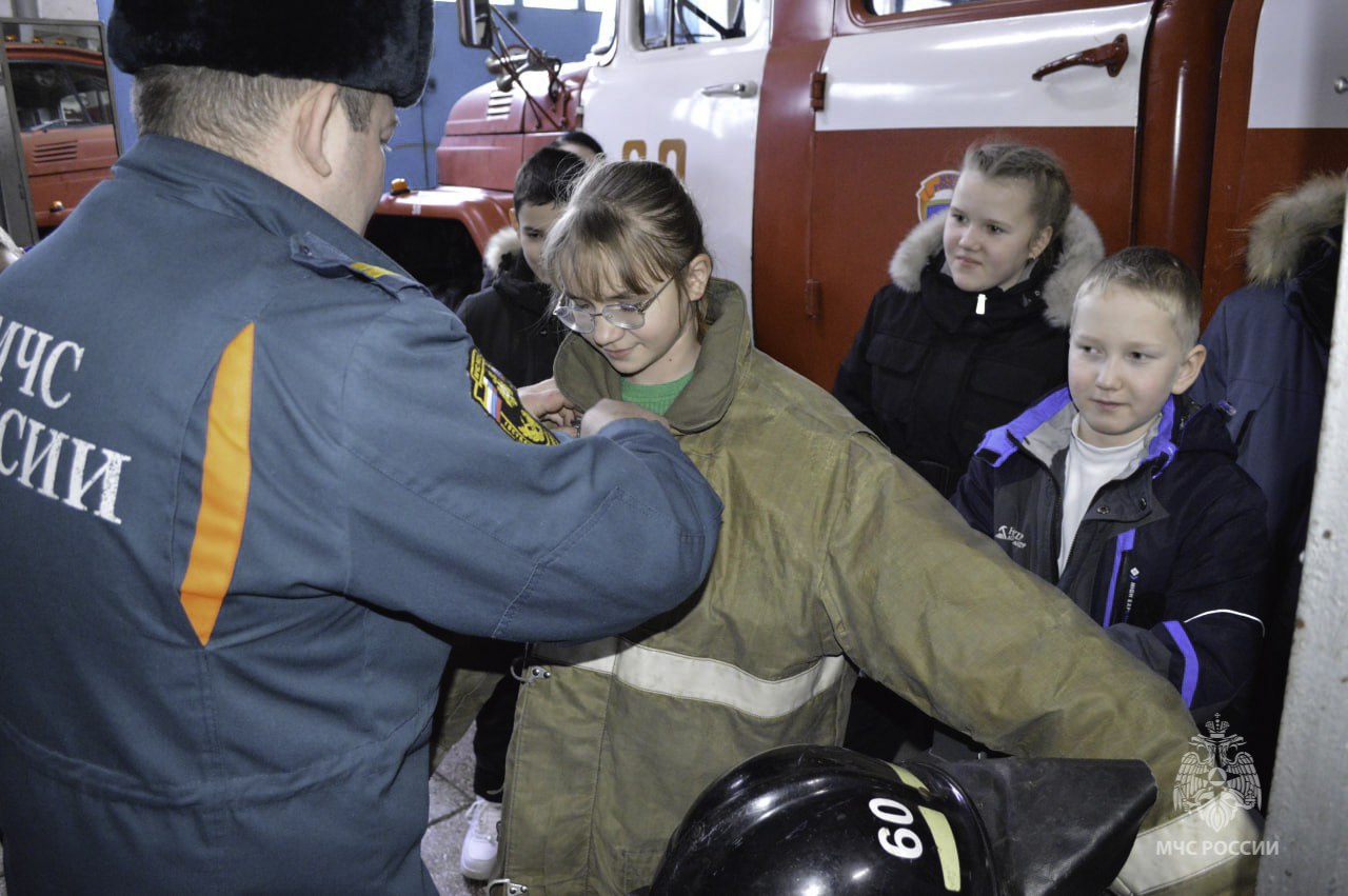 Новогодние праздники в пожарном подразделении