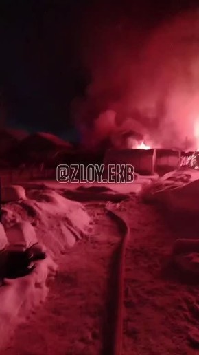 Человек погиб в пожаре под Екатеринбургом