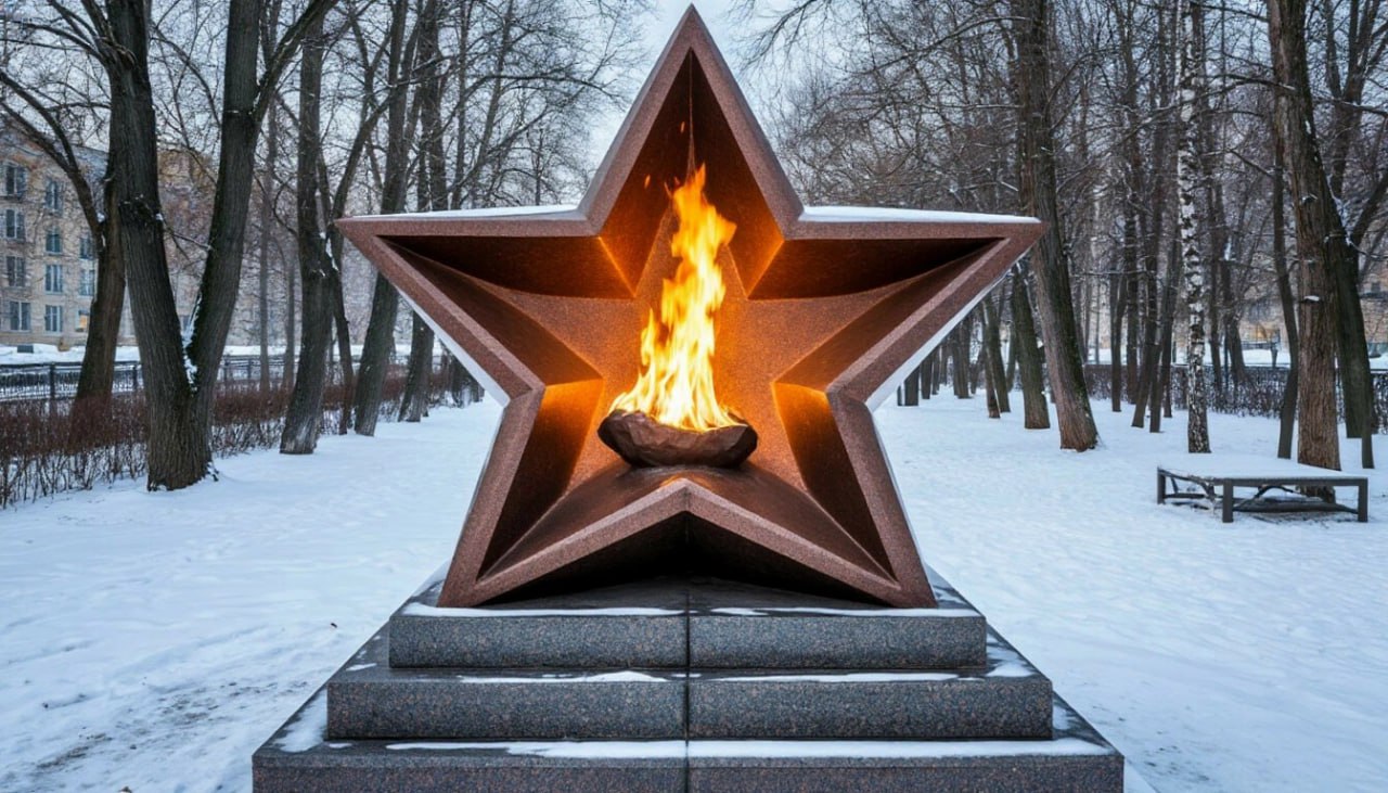 В Серове женщина потушила Вечный огонь похоронным венком