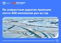 Порядка 400 миллионов поездок по скоростным дорогам Автодора совершили автомобилисты в 2025 году