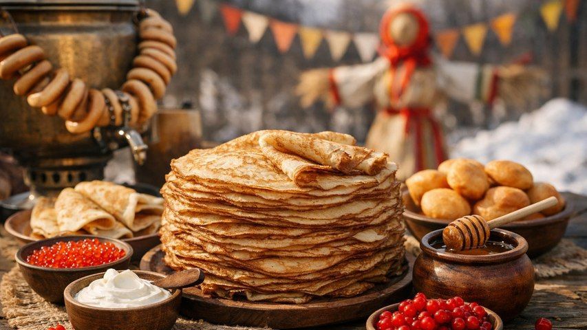 В РПЦ призвали не объедаться блинами и не жечь чучело на Масленицу