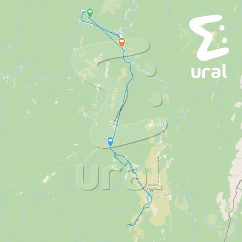 Показываем маршрут туристов, которые пропали в горах Прикамья Показываем маршрут туристов, которые пропали в горах Прикамья