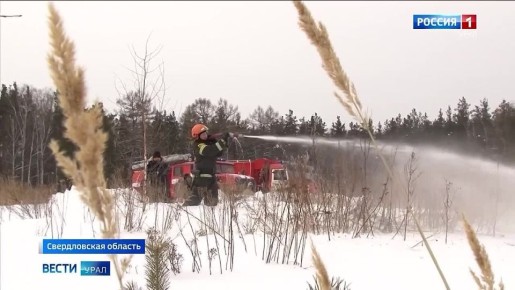 Крупный природный пожар в районе посёлка Кедрового ликвидировали спасатели