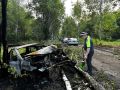 Вождение в нетрезвом состоянии привело к ДТП с возгоранием автомобиля вблизи Красноуфимска