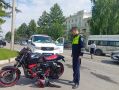 В Серове автоинспекторы устанавливают обстоятельства ДТП с участием нетрезвого мотоциклиста без прав