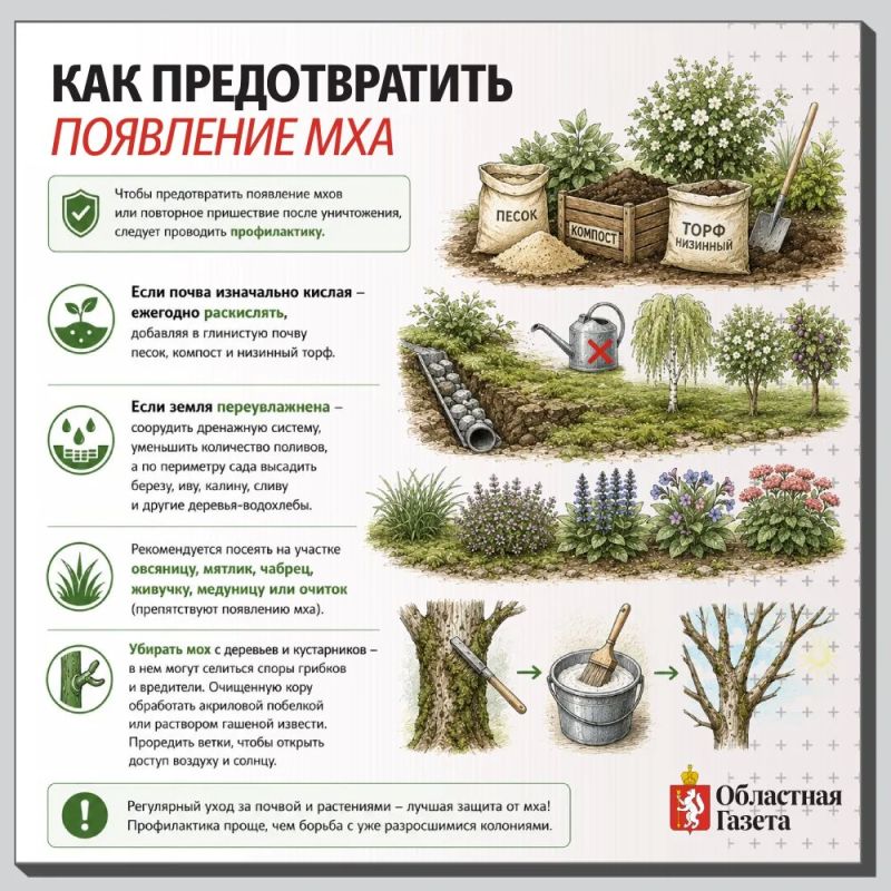 Почему на даче появился мох и нужно ли с ним бороться? Почему на даче появился мох и нужно ли с ним бороться?