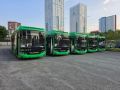 В Екатеринбург прибыли пять новых автобусов-гармошек