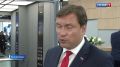 На международной выставке Иннопром представили отечественный лифт, который может развивать скорость до 4 метров в секунду