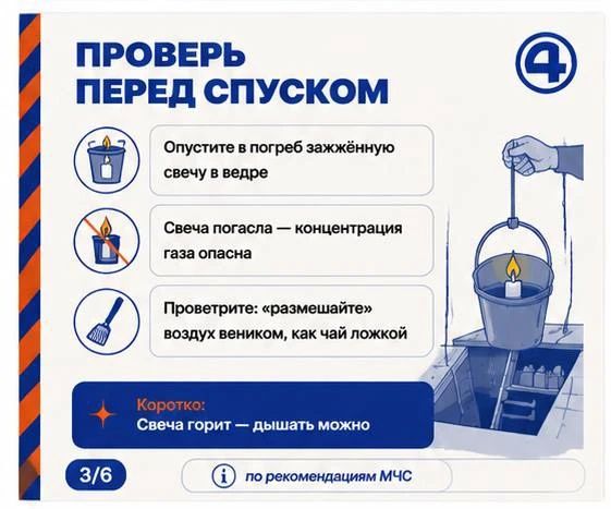 «Свеча в ведре спасёт жизнь»: в МЧС рассказали, как погреб превращается в ловушку «Свеча в ведре спасёт жизнь»: в МЧС рассказали, как погреб превращается в ловушку