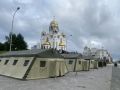 Рядом с Храмом-Памятником на Крови возведён палаточный городок