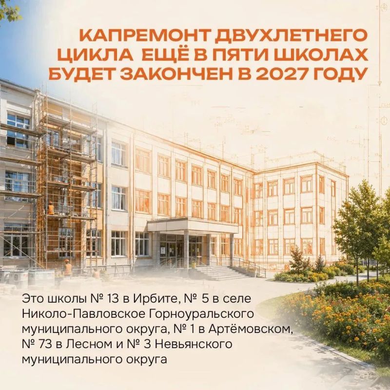 Миллиарды — на школы!. В Свердловской области на капитальный ремонт школ в этом году предусмотрено порядка 1,8 млрд рублей из областного и местного бюджетов Миллиарды — на школы!. В Свердловской области на капитальный ремонт школ в этом году предусмотрено порядка 1,8 млрд рублей из областного и местного бюджетов