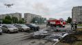 Обломки БПЛА упали на стоянку в Чкаловском районе Екатеринбурга