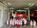 Юные футболисты в гостях у огнеборцев