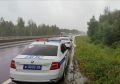 BMW слетел с трассы из-за дождя, два человека пострадали