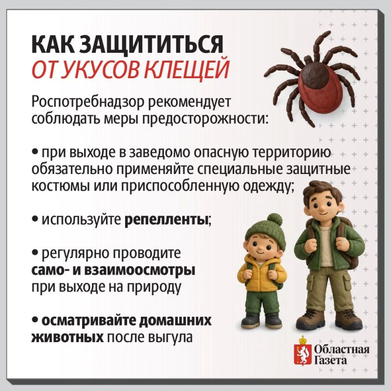 Клещи продолжают атаковать свердловчан Клещи продолжают атаковать свердловчан