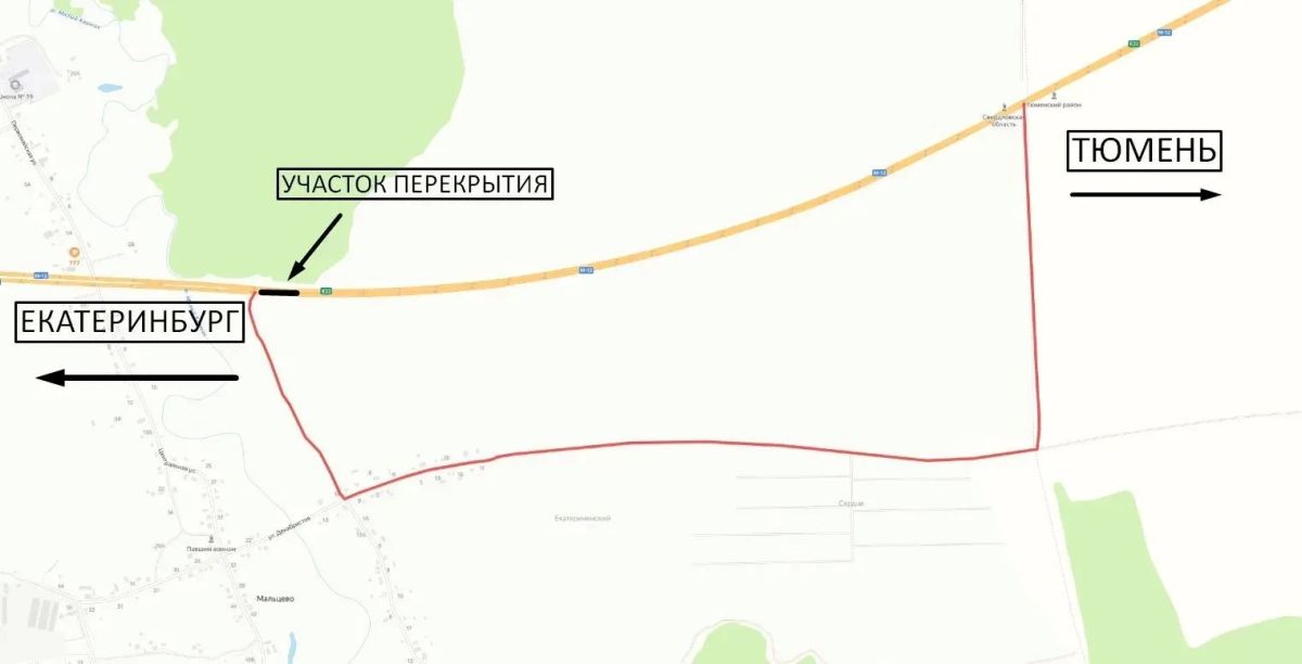 На автодороге Р-351 перекроют движение на время установки пешеходного перехода