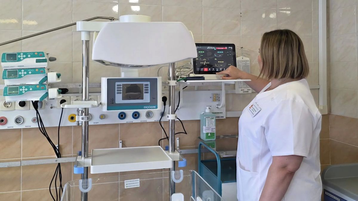 Новое оборудование поступило в реанимацию Областной детской клинической больницы