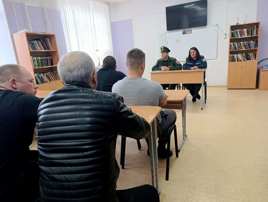 В участке, функционирующем как исправительный центр ИК-12, прошла агитационная встреча с оператором БПЛА